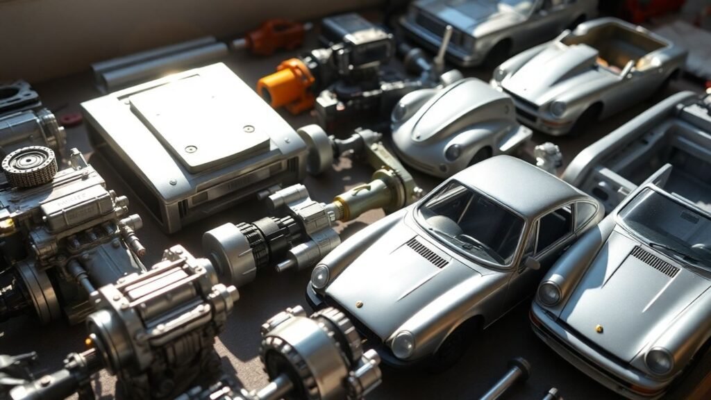 Miniature car parts from trusted suppliers.